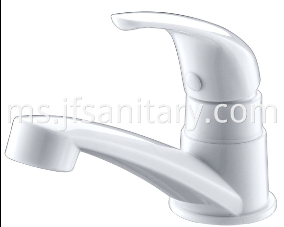 Fashion White Abs Sink Tap Small Plastic Tap